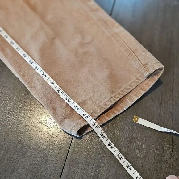 Carhartt Pants Mens 40x32 B11 BRN Brown Carpenter Duck Canvas Workwear Made USA - Picture 6 of 7